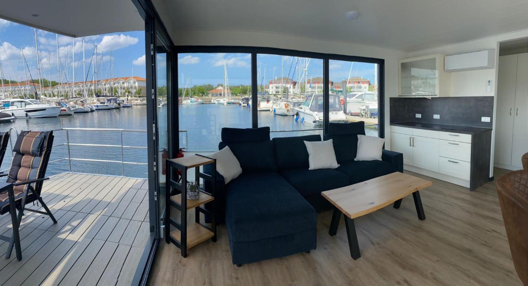 Urlaub Auf Dem Wasser Mit Einmaligen Ausblick - Well Hausboote Boltenhagen 10 エクステリア 写真