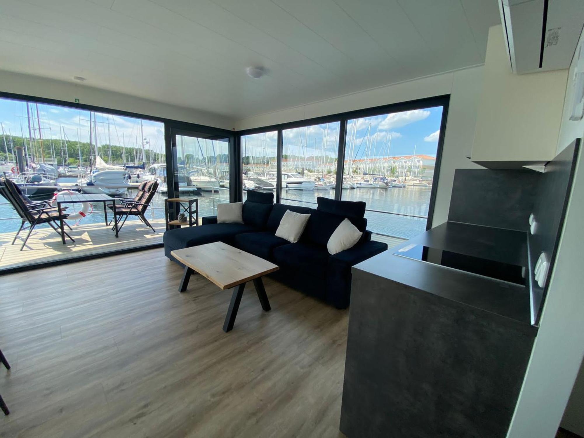 Urlaub Auf Dem Wasser Mit Einmaligen Ausblick - Well Hausboote Boltenhagen 10 エクステリア 写真