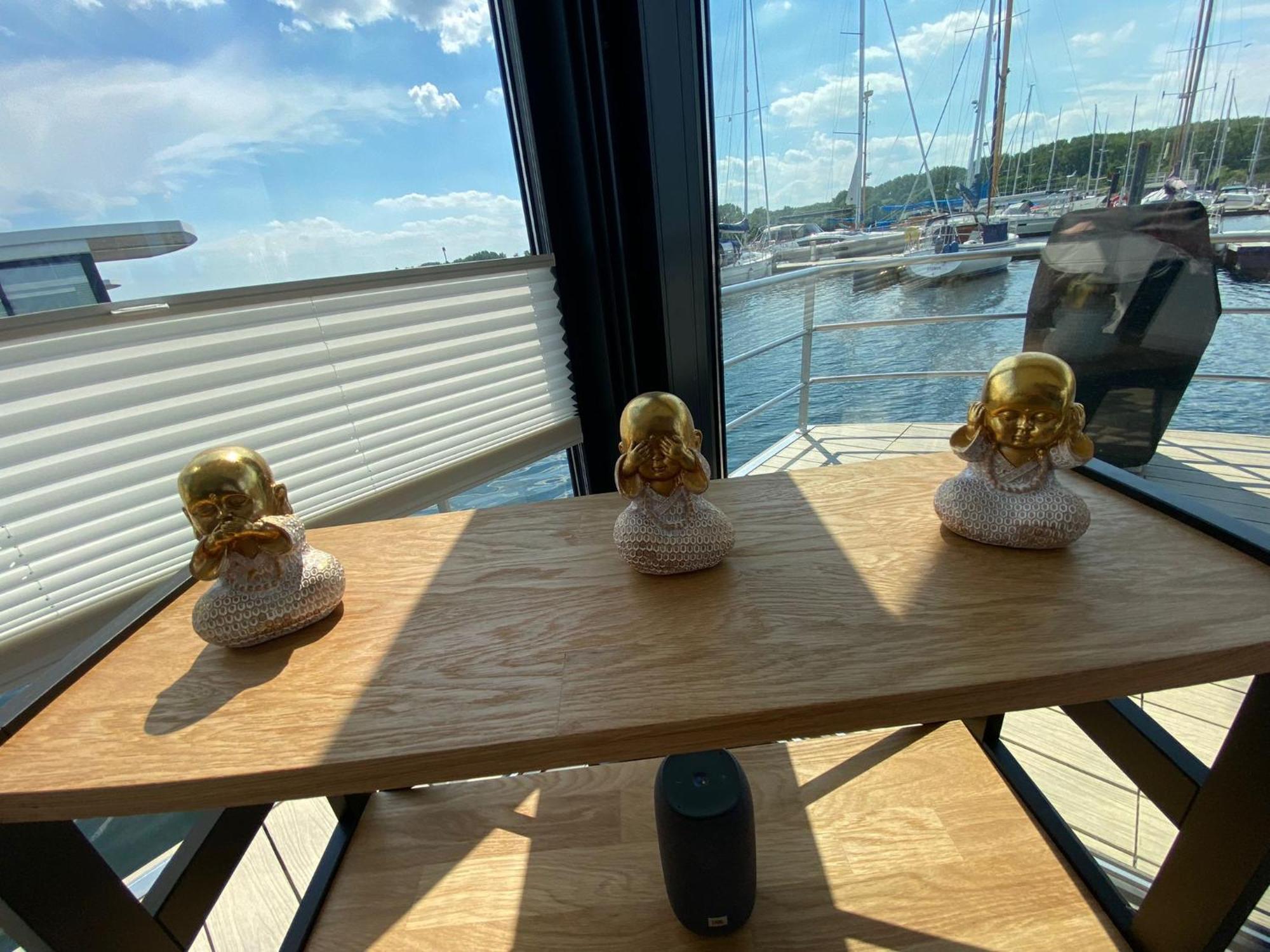 Urlaub Auf Dem Wasser Mit Einmaligen Ausblick - Well Hausboote Boltenhagen 10 エクステリア 写真